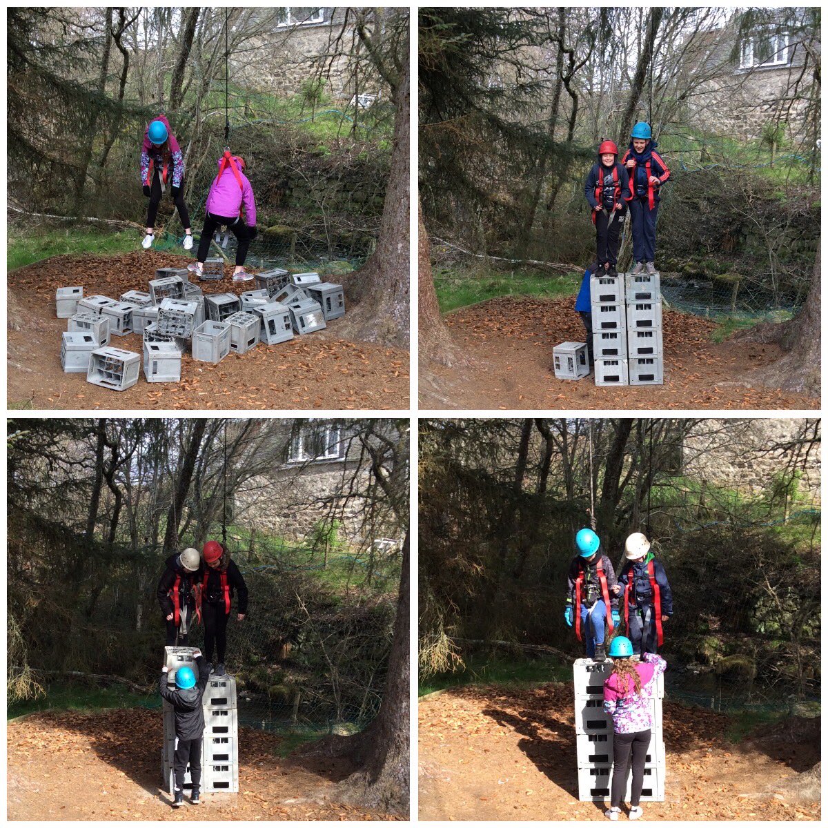 woodside_school's tweet photo. Another wonderful day at Abernethy full of challenges and fun #Abernethy17 #teamwork https://t.co/pUZSuu5cVq