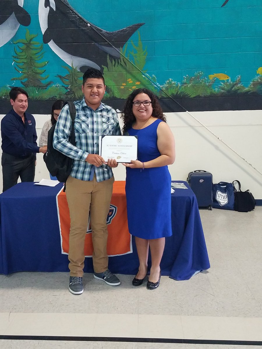 cottonvalleyec's tweet photo. Congrats to Cristian, Stephanie, Yesenia on receiving @utep scholarships. You make us proud! #gotitans #class2k17 https://t.co/VDFa99TKE7
