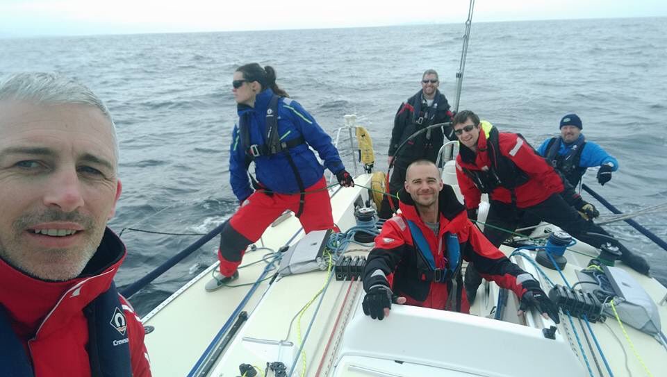 Sail4CF's tweet photo. #Sail4CF thanks captain/legend Dave O'Connor check out https://t.co/VbAiAHd0iL for sail training &amp; crew Mossie Paddy Sophie Louis &amp; Jonathan https://t.co/aZm34chhrA