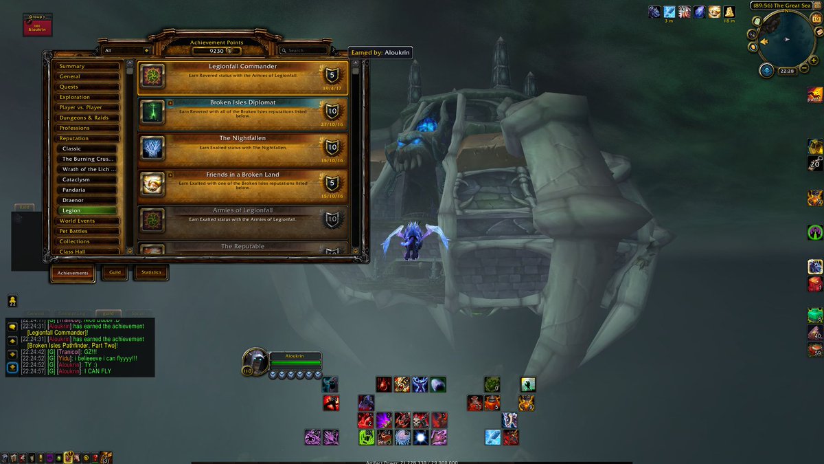 The_Shaquiry's tweet image. I didn't give up, so now I fly home ;) #warcraft #ebonblade #acherus #deathknight