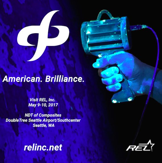 RELIncorporated's tweet photo. Are you attending @ASNTinfo NDT of Composites in #Seattle? #relinc will be there with #globlack #UV #LED #lights #americanbrilliance https://t.co/TKxGtXBqlU