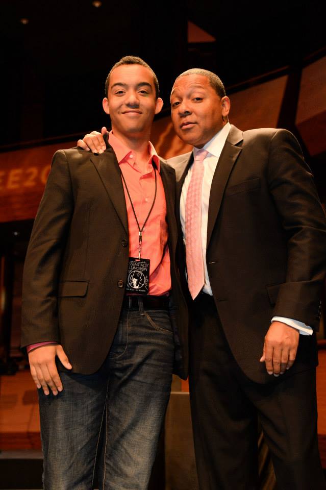 VBmogul's tweet image. My young son plays drums with Wynton Marsalis I think thats the coolest thing on the planet........Dad!!😀