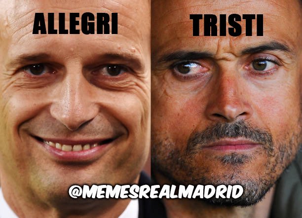 MeMesRealMadrid's tweet photo. Las dos caras del fútbol 😂😂 https://t.co/4VfNxcgbFc