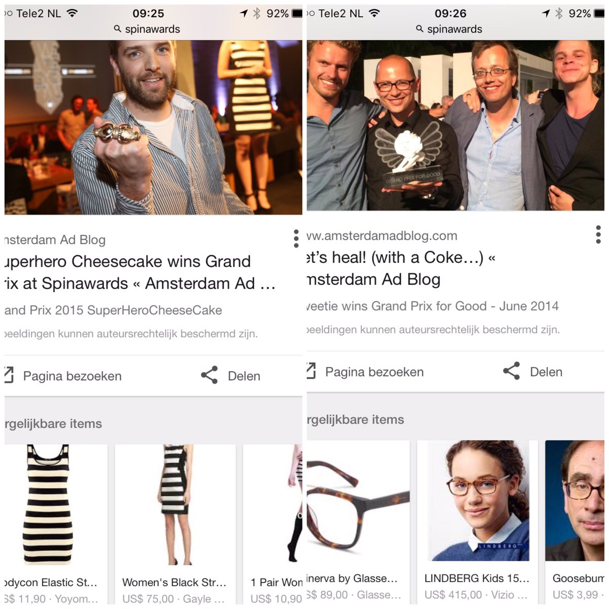 Al gezien? #Google biedt koopsuggesties in Images. 

Hieronder twee voorbeelden:
