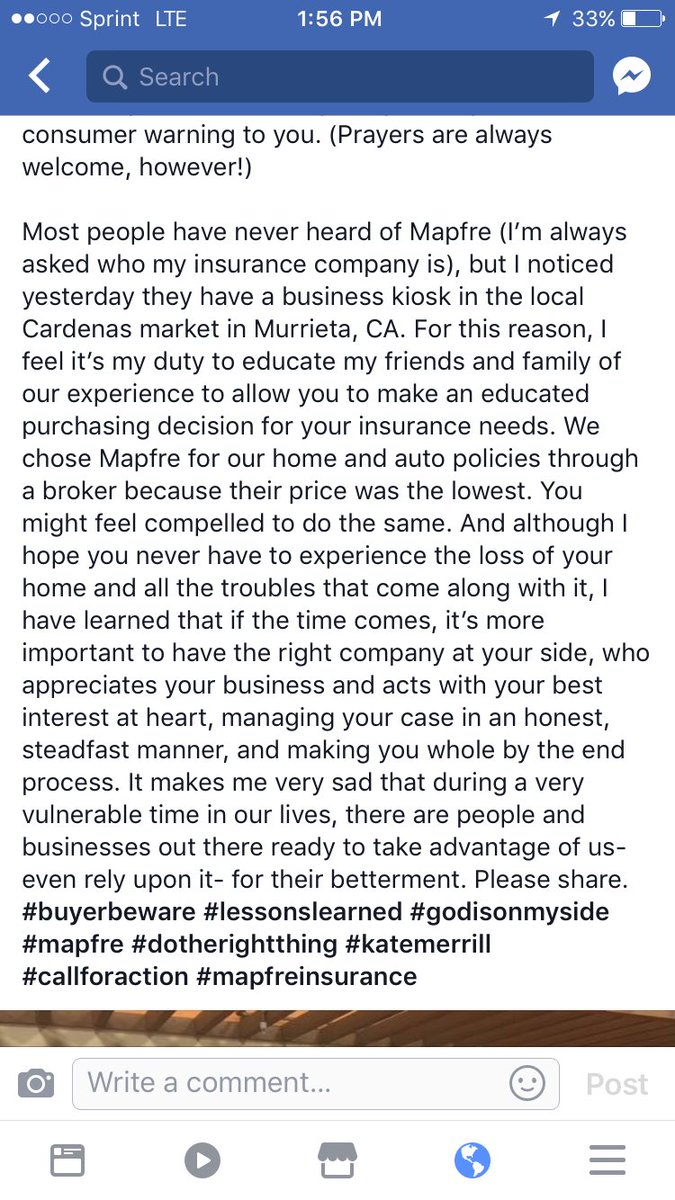 reroser19's tweet image. @MAPFREIns not in it for their customers but in it for themselves. #mapfreinsurance #fraud #nomorals #flooding #BBB  @FoxNews @NBCNews