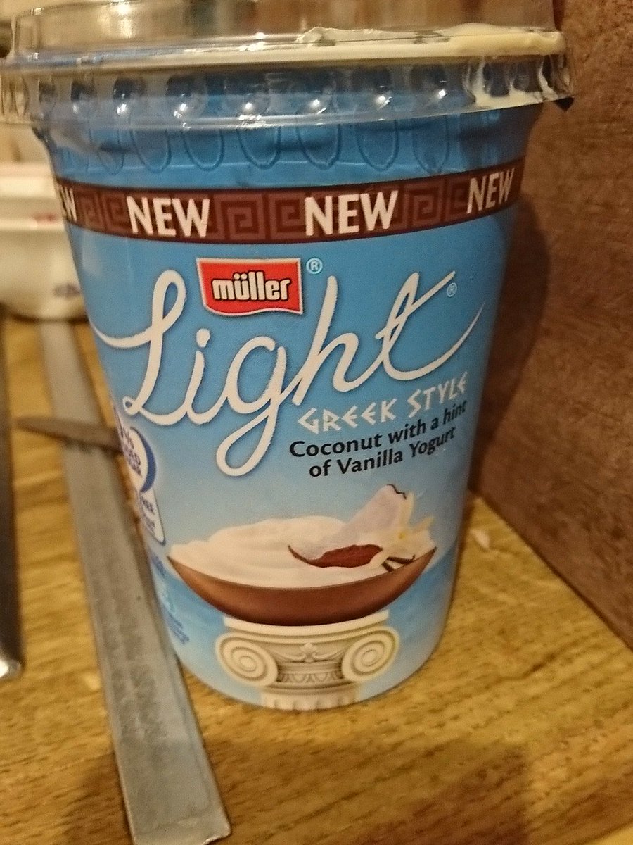 Bex25soton's tweet photo. @MullerLight disappointed to open my yummy coconut yoghurt to discover it was skinny latte bleurgh!!! https://t.co/oB2hXQH48s