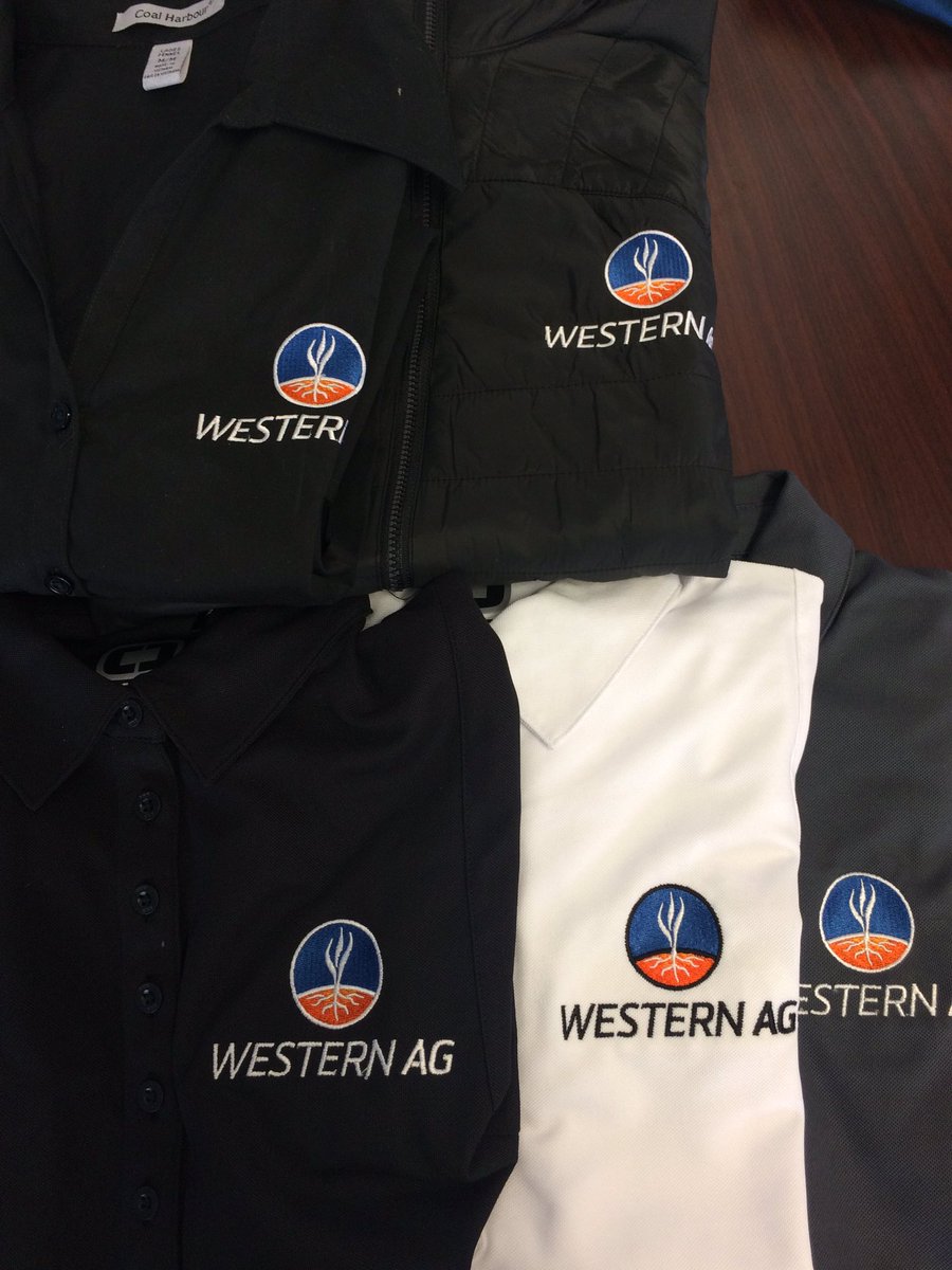 westernagNWSK's tweet image. And.... Just in time for Spring #Cropcasting - shiny new @Western_Ag gear for our newer PAC's!