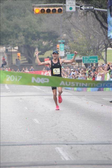 austinmarathon's tweet photo. "...sometimes you get caught by the field &amp; sometimes you stay clear. If you do stay away --- this is the result." - 2017 champ @JMTSupreme https://t.co/OtRL0eU0UN