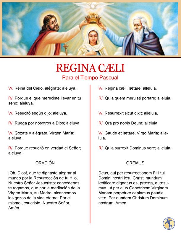 #Reginacoeli o #ReinadelCielo, en español y latín bit.ly/1pOLs7h
