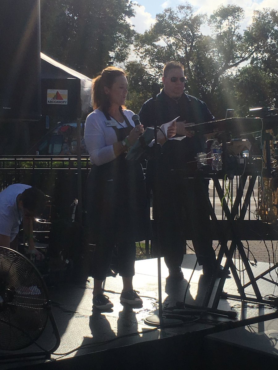 Our President/CEO Betsy Gardner Eckbert welcoming everyone to the party!