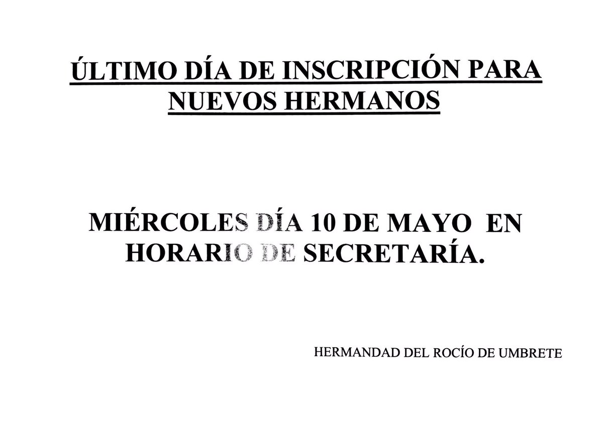 Hdad Rocio Umbrete tweet media
