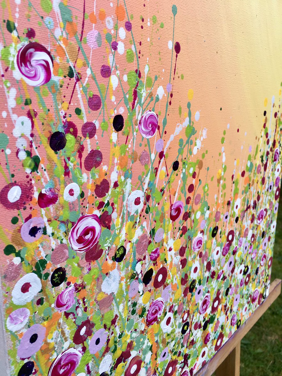 'Summer Sonnet' 40x40cm on deep edge @winsorandnewton canvas. £125 (exc. p&amp;p) #doncasterisgreat #sheffieldissuper #art #ArtLovers #local