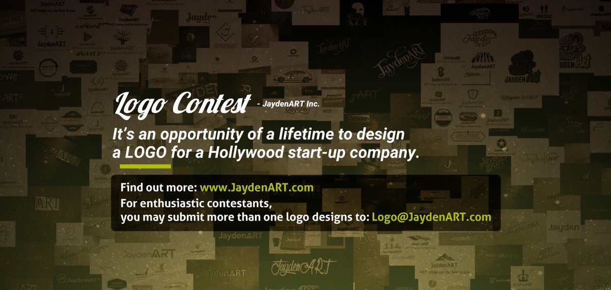 JaydenART's tweet image. "We are looking for a unique, creative and the BEST logo that will leave a lasting impression on the audience” #Logo #LogoDesign #Contest