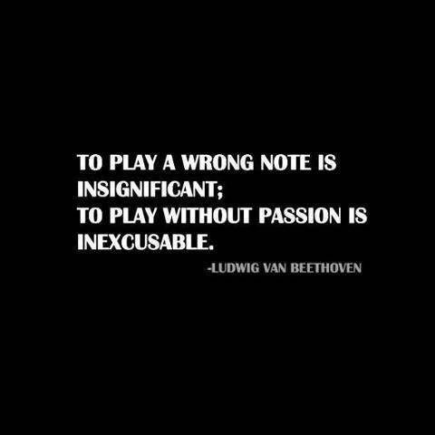 Classicfingers's tweet photo. Great quote! I tell my students if you make a mistake that's ok but always perform your music with passion! #ClassicalFingers https://t.co/6FPY4gsr0L
