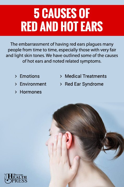 moronic Øde wafer Doctors Health Press on Twitter: "Why do my ears feel red and hot?  https://t.co/vqug5adx8U #HealthFacts #HealthAwareness  https://t.co/IzJExXuiWL" / Twitter