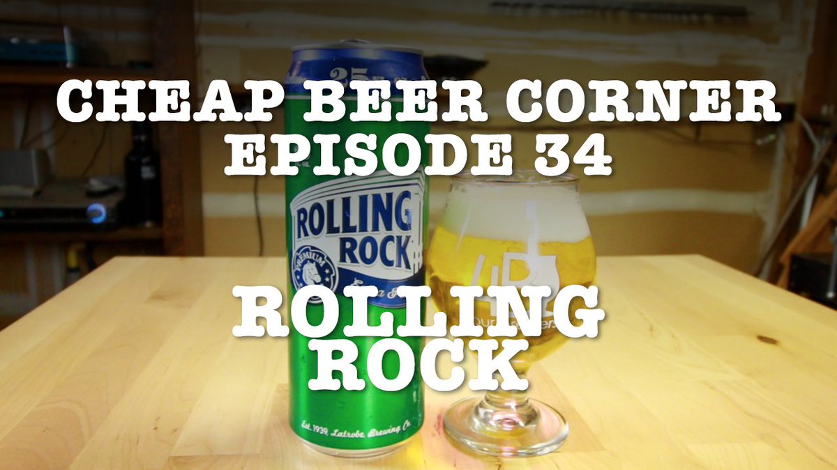 cheapbeercorner's tweet photo. [VIDEO] Cheap Beer Corner: Rolling Rock
📺https://t.co/ChVBiXz7gM https://t.co/UtYZqYr2rj