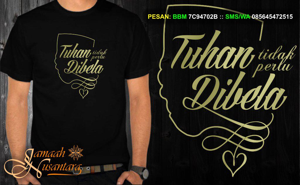 Pagi yg segar, sesegar kaos edisi baru ini. :)  💥TUHAN TIDAK PERLU DIBELA💥 || 100% Cotton Combed 20'S || 80rb.