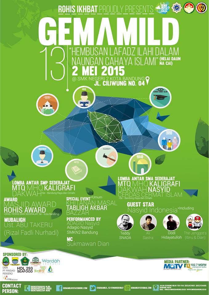 GemaMild's tweet photo. @rohisikhbat proudly presents, Gema Mild 13 - 02 Mei 2015 @alkahfiiii http://t.co/41BaRDJCFY