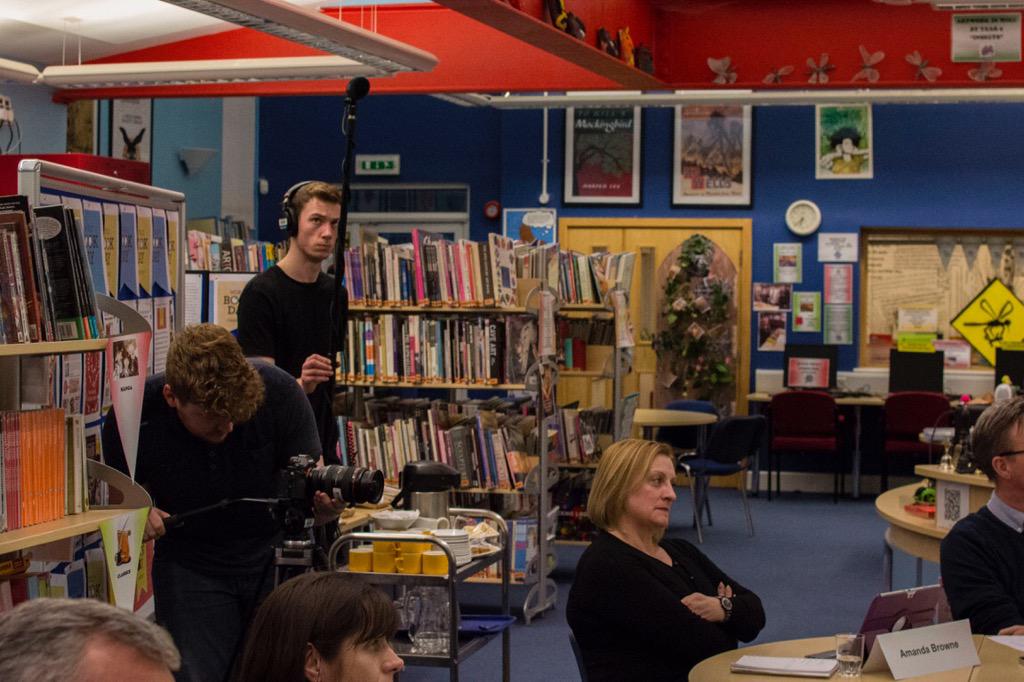 ProjFundraise's tweet image. Some shots Ben got from the governors meeting last night