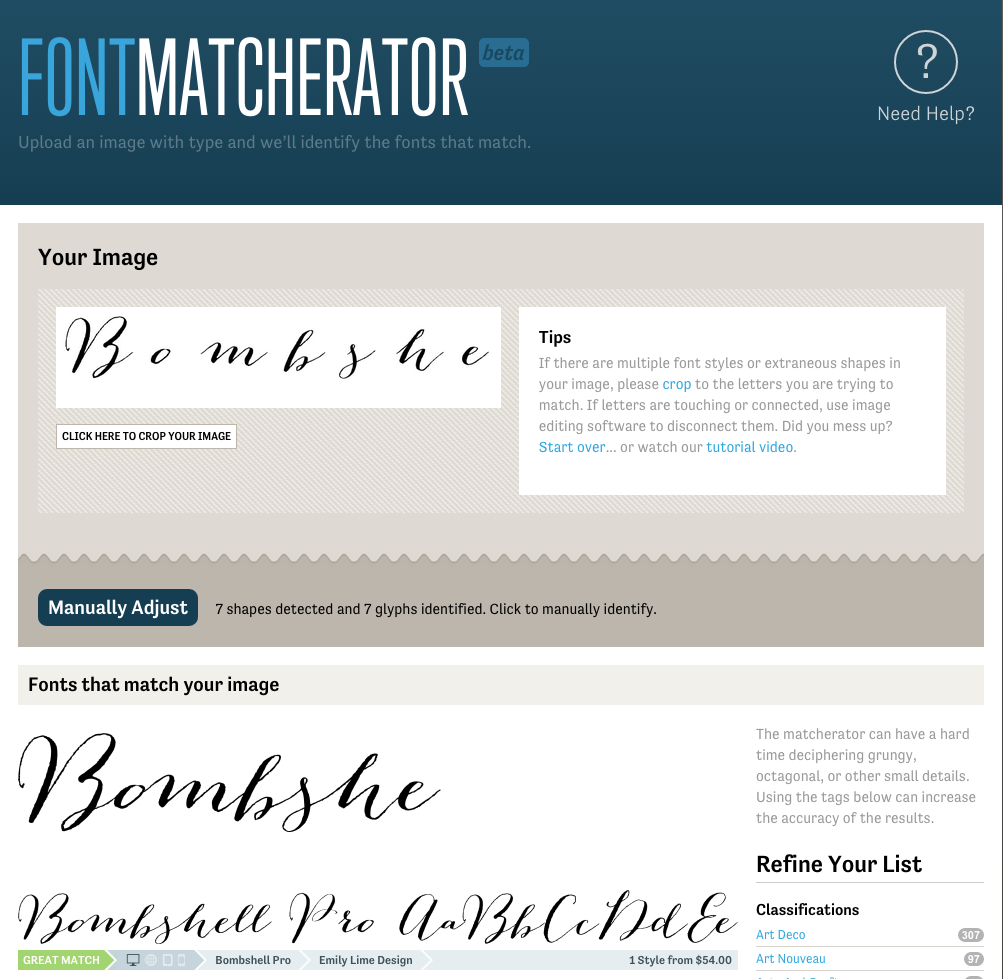 FontMatcherator's tweet image. If you chop the letters apart, the Matcherator does a great job matching script fonts! fontspri.ng/matcherate