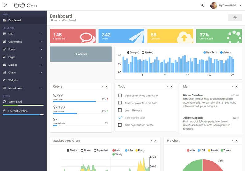 MyThemeHabit's tweet image. 16 of the Best Admin Template Web Designs buff.ly/1Cgc9oG #AngularJS #Bootstrap #FoundationFramework