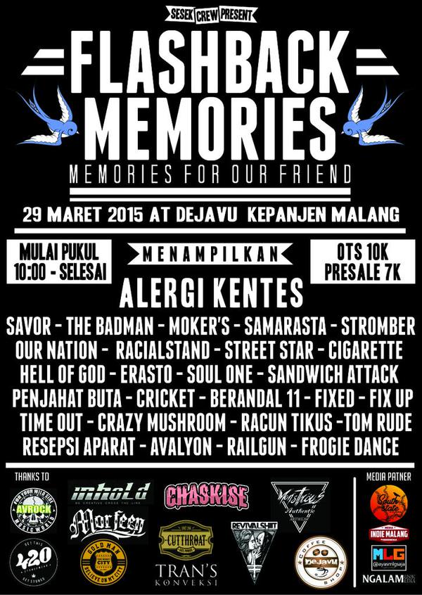 Flashback memories /w @ALERGIKENTES support by <a href="/Chaskise/">Chaskise</a> <a href="/AVROCKworld/">AVROCK : Music World</a> @Morfeen13Mlg at dejavu kafe kepanjen 29/3/ 15