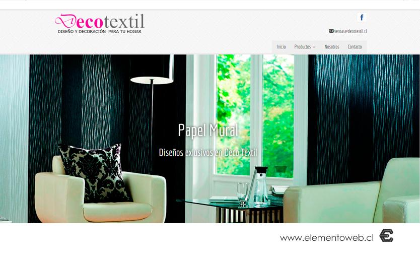 elemento_web's tweet image. Nuevo Trabajo para los amigos de Deco-Textil 
decotextil.cl