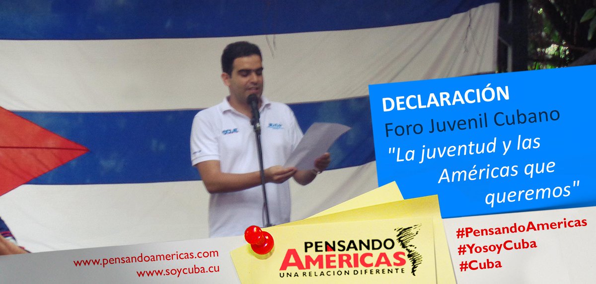 Declaración del Foro Juvenil #Cuba “La Juventud y las Américas que queremos”
pensandoamericas.com/declaracion-fi… #PensandoAméricas