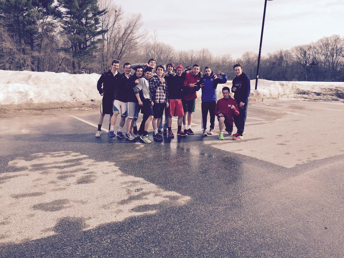 Masco Track Pride no matter the conditions!  A Chieftain Never Quits.
Great to see dozens of athletes out there today