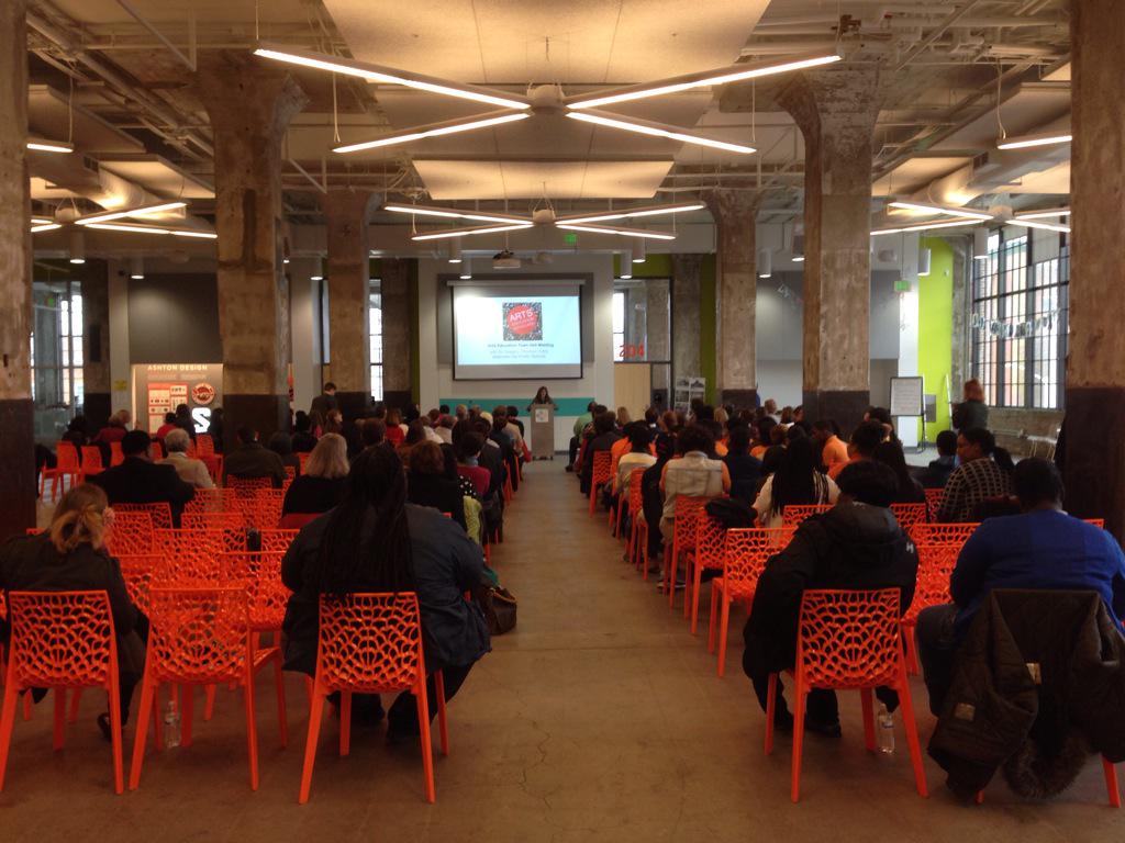 ArtsEdTaskForce's tweet image. At the Baltimore Design School for the Arts Education Town Hall w/ @BaltCitySchools #artsed #mdarts