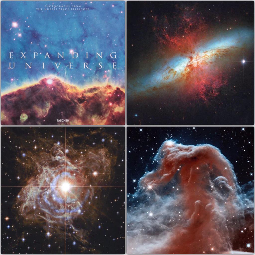 TaschenLibrary's tweet image. Coming Soon to the Taschen Library... Expanding Universe, Photographs from the Hubble Space Telescope.
