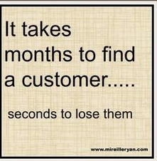 marshawright's tweet photo. It takes months to find a #customer....But seconds to lose them
 
 #nurture #customerservice #respect https://t.co/lrZb0uTaRq