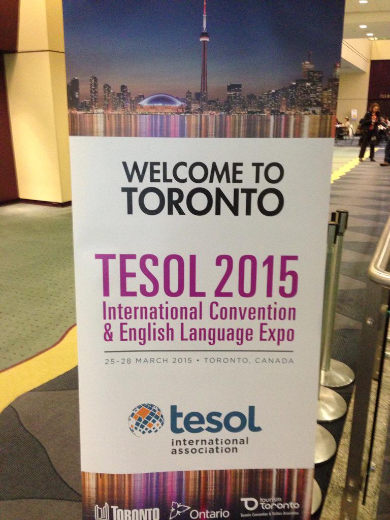 Ready to start a great Conference!!! #TESOL15 #Toronto