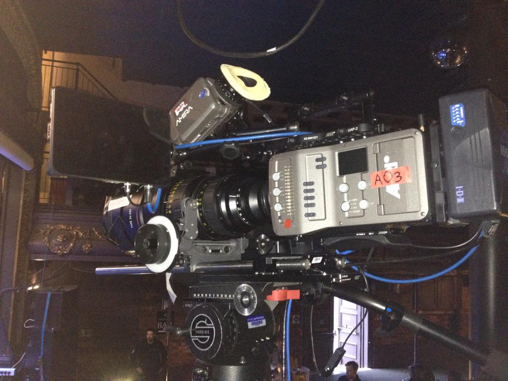 IzzyBrittle's tweet photo. It's been a mad, brilliant few days with this bad boy -the Arri Amira! Back to Extremis tomorrow though, can't wait!! http://t.co/EIwHbvZGvh