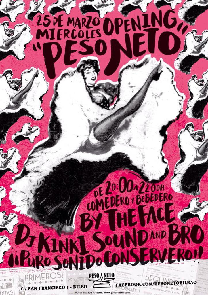 MarisaHudlin's tweet photo. This tonight. The opening of #PesoNeto in Bilbao. Be there! @DANDOLABRASA #food #wine #music #fun http://t.co/vrEz2HfFUL