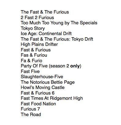 Fast and Furious' Movies in Order - Fast and Furious Movie Timeline