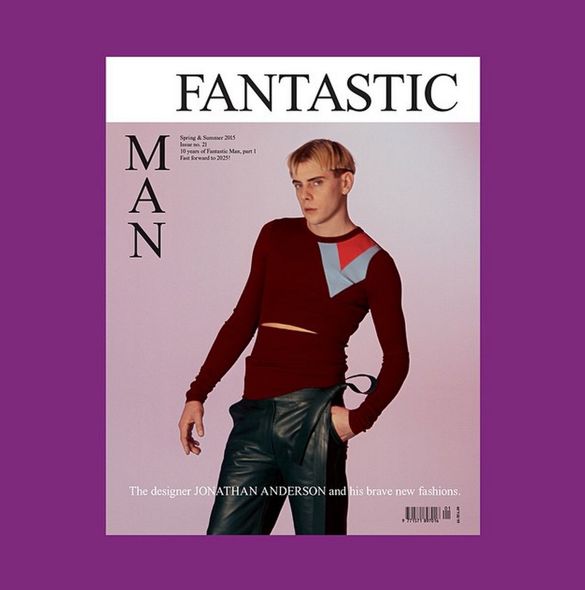 jamescullen123's tweet photo. Really like the new Fantastic Man cover… a ballsy design move from a publication with a clear vision. #fanstasticman http://t.co/J0QNAnAZJm