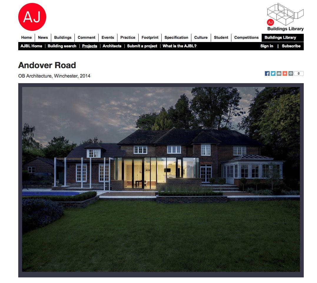 Really cool to see my shoot of Andover Road with the fabulous <a href="/ob_architecture/">OB Architecture</a> in the <a href="/ArchitectsJrnal/">Architects’ Journal</a> library