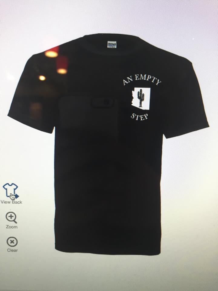 AnEmptyStep's tweet image. We are getting this shirt printed! What are your thoughts on it??