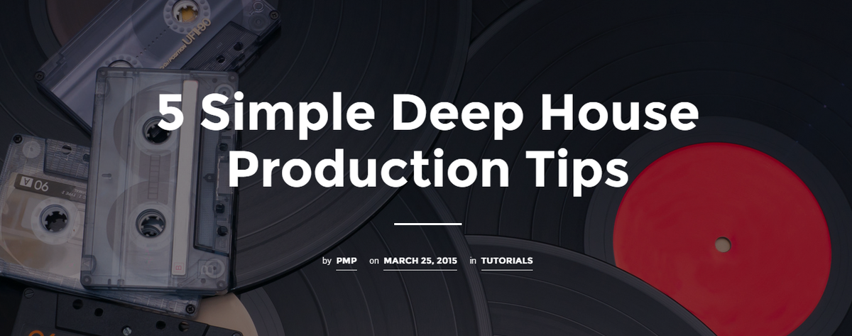logic_pmp2's tweet photo. 5 Deep House Production Tips #logicx
http://t.co/mIy9BkW8Vh http://t.co/AGMh4Bwxpl
