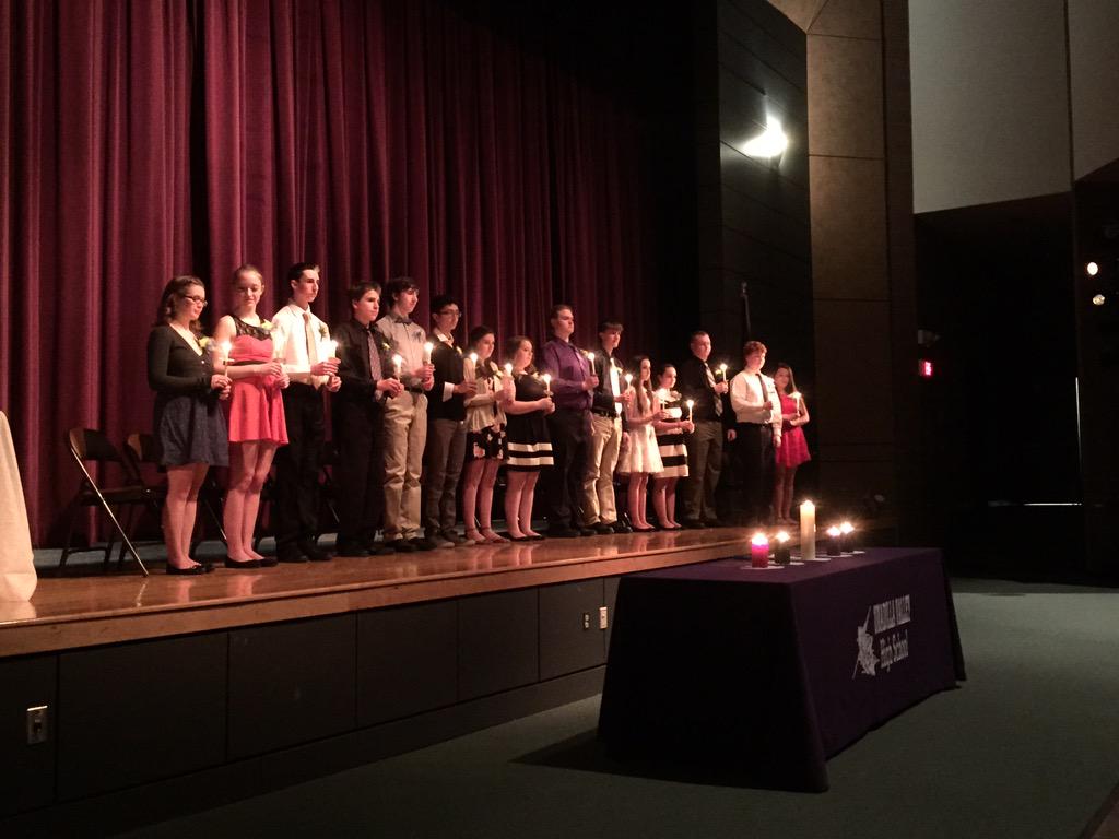 johnsonjrfj's tweet photo. “@BobMackey1: UVCS Senior National Honor Society Inductions #LIVETHESTORM http://t.co/b5XT2lmrAv”great evening, congrats to all
