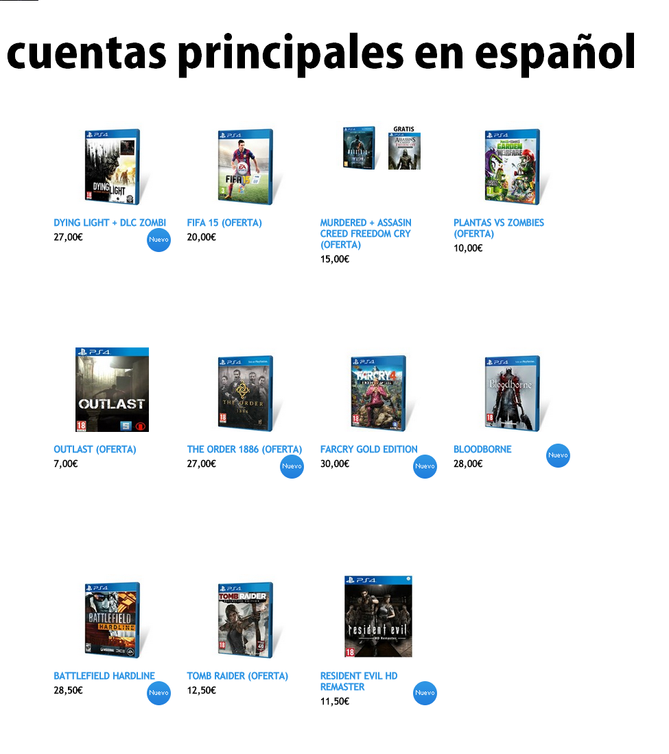 Digitalgames4ps's tweet photo. Que precios!! estamos que lo liquidamos... unidades limitadas.
Todo en español 100% http://t.co/eETdxDRN4g