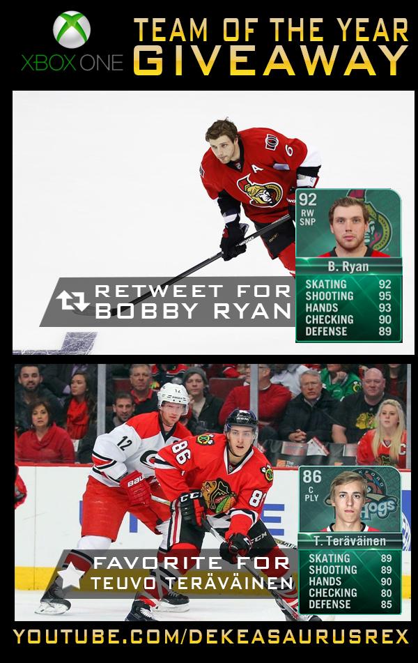DekeaSaurusRex's tweet image. RT, Favorite and Follow to win these 92 TOTY Bobby Ryan and 86 TOTY Teravainen on @EASPORTSNHL #HUT!