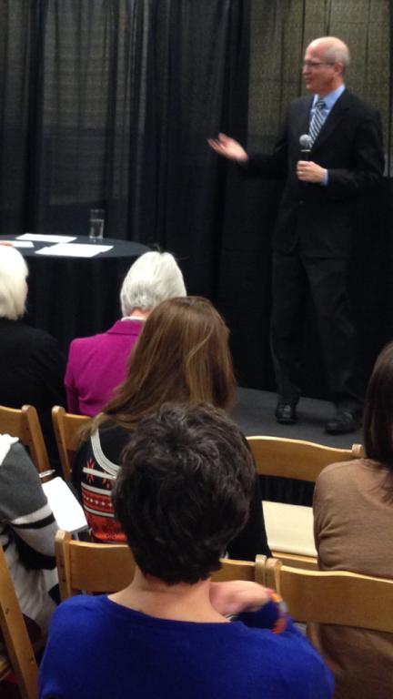 moen's tweet image. Our emcee @RonCulberson takes the stage! #BostonDesignWeek #MoenDesign