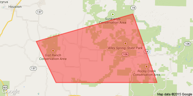 Tornado Warning: Shannon, Texas MO (Eminence) until 7:00PM CDT #mowx