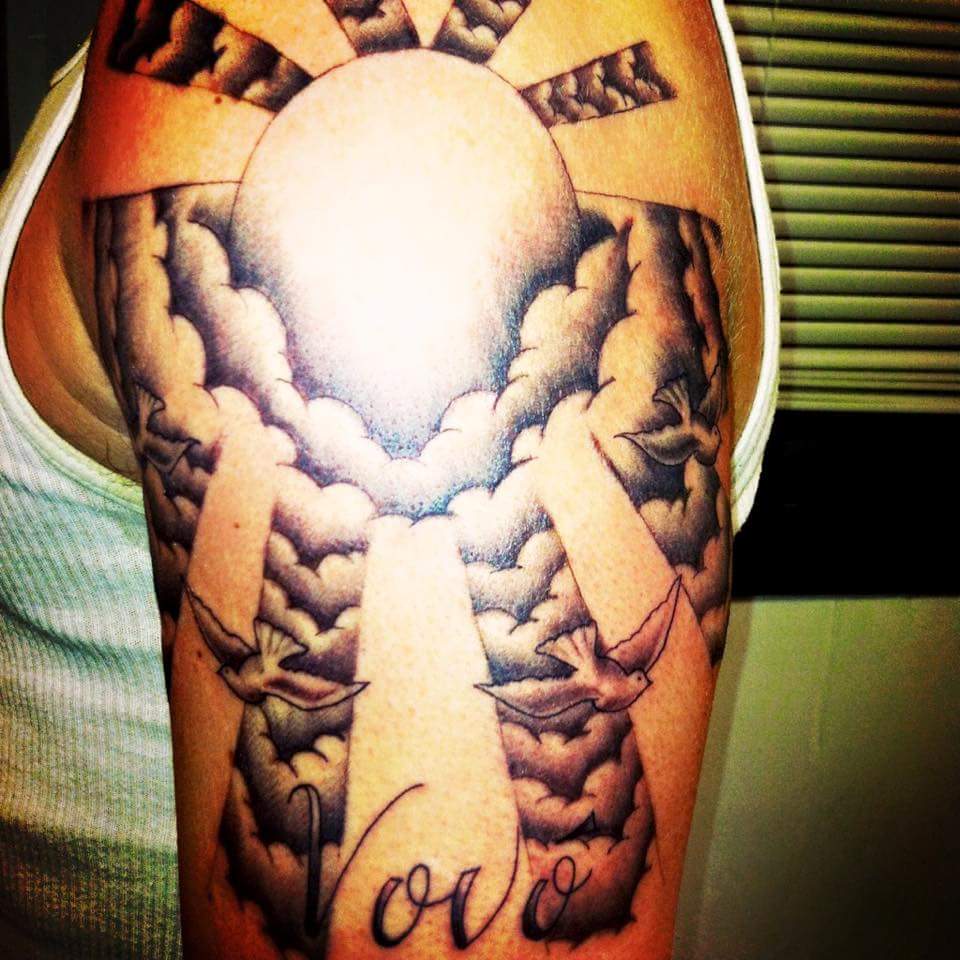 PostYourInk's tweet image. Some tattoos cost hundreds, and some tattoos are priceless. Sent to us by Kraig Pimental out of Massachusetts