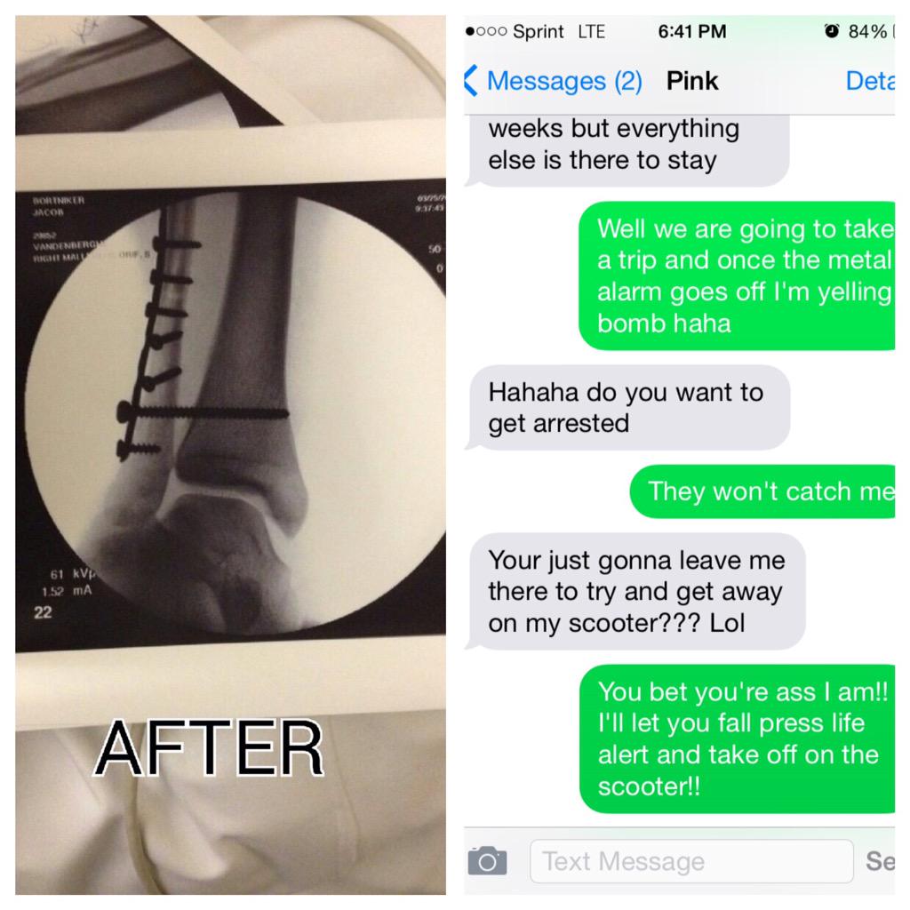 DMAC251's tweet photo. Well @Mr_Jakester sends pic on left I say pic on the right haha #BroConvos #BroLove http://t.co/JDQs8PJuvy