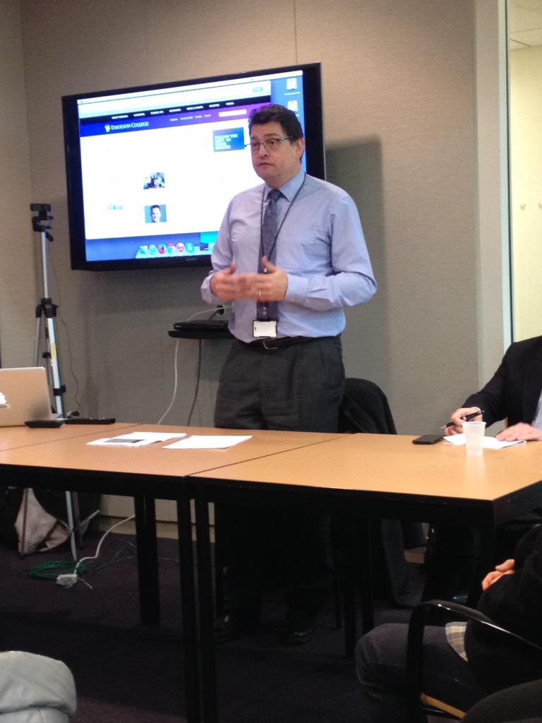 PRPoliComm's tweet image. Acting Consul General of United Kingdom for New England, Mr. Ian Paterson talks to Emerson students @EC_CommStudies