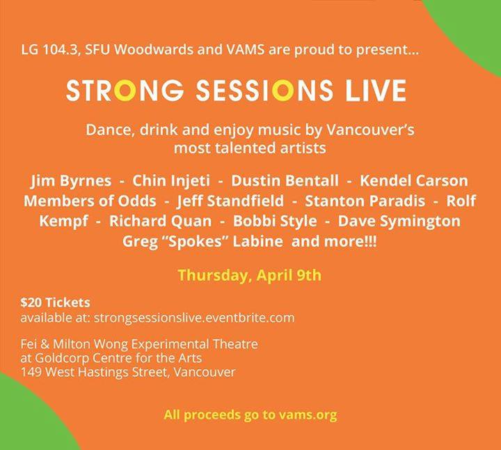 DisabilityFdn's tweet photo. The #StrongSessions are back on April 9! Feat. @chininjeti @dustinbentall @dawnpemberton http://t.co/IhYFz0P5Kt http://t.co/0JejLm4BCg