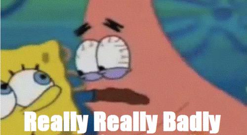 iminurtrunk's tweet photo. When your teacher asks "How badly do you have to go?" #reallyreallybadly #patrickstar http://t.co/tDW6M3uMBR